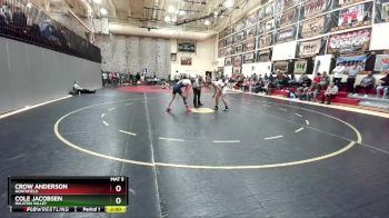 132-138 lbs Round 2 - Crow Anderson, Northfield vs Cole Jacobsen, Ralston Valley
