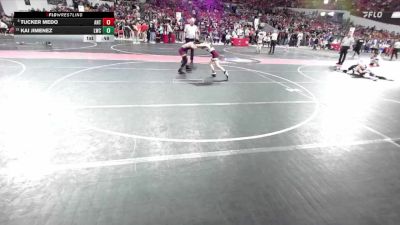 100 lbs Champ. Round 2 - Tucker Medo, Antigo vs Kai Jimenez, Luxemburg-Casco Wrestling Club