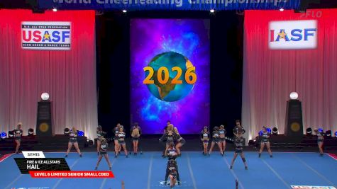 Fire & Ice Allstars - Hail [2026 L6 Limited Senior Small Coed Semis] 2026 The Cheerleading Worlds