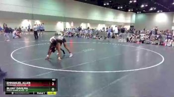 182 lbs Round 3 (6 Team) - Bluny Davilma, Eagle Empire Black vs Emmanuel Aller, Tomahawk Wrestling