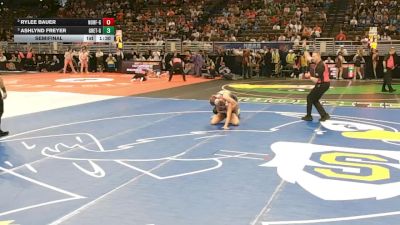 Semifinal - Ashlynd Freyer, Gretna vs Rylee Bauer, Norfolk