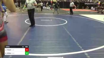 120 lbs Round Of 64 - Jaxson Taber, Klingsheim Trained vs Kai Miller, Mingus Mountain Wrestling