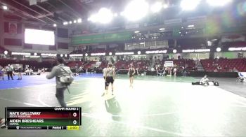 132 lbs Champ. Round 2 - Nate Galloway, Rocky Mountain vs Aiden Breshears, Capital