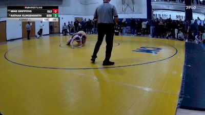 139 lbs Consy 1 - Mike Griffiths, Baldwin vs Nathan Klingensmith, Norwin