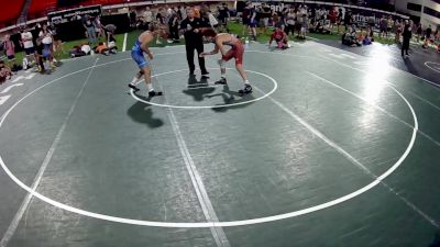 132 lbs Cons. Quarters - Aidan Hernandez, Nevada vs Rocco Decaro, California