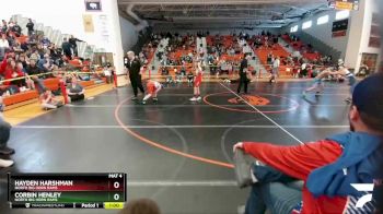 84-89 lbs Round 4 - Corbin Henley, North Big Horn Rams vs Hayden Harshman, North Big Horn Rams