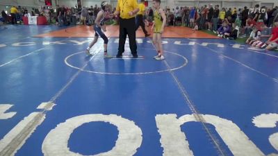 S-85 Mats 1-4 4:15pm lbs Round Of 32 - Gabriel Ryzyi, MI vs Keagan Shoemaker, PA