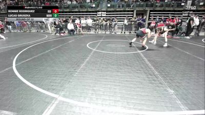 112 lbs Round Of 32 - Ronnie Rodriguez, Red Nose vs Lucas Gruszka, Monroe Twp