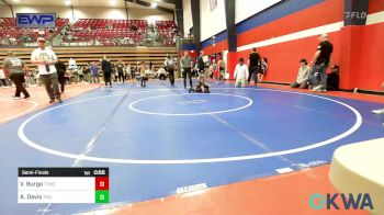 55 lbs Semifinal - Vincent Burgo, Team Tulsa Wrestling Club vs Aksel Davis, Tahlequah Wrestling Club