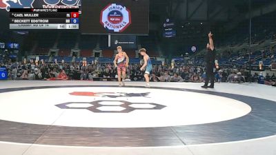 126 lbs Champ. Rd Of 16 - Cael Muller, Pennsylvania vs Beckett Edstrom, Minnesota