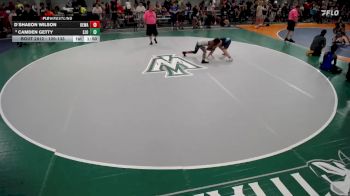 120-133 lbs Champ. Round 1 - Camden Getty, SJO vs D`shaeon Wilson, Wrightway