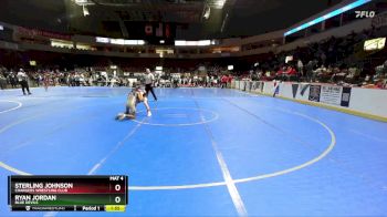 111 lbs Champ. Round 2 - Ryan Jordan, Blue Devils vs Sterling Johnson, Chargers Wrestling Club