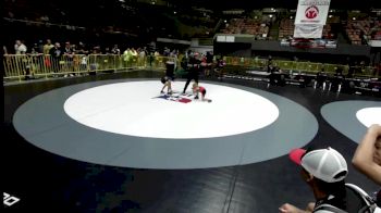 49 lbs Cons. Round 2 - Carter Her, Red Star Wrestling Academy vs Lilly Simpson, Wild Cats Wrestling Club