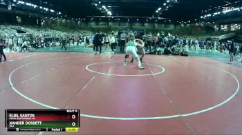 190 lbs Cons. Round 6 - Eliel Santos, Miami Southridge Hs vs Xander Dossett, Ola