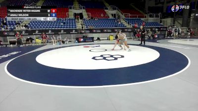 190 lbs Cons. Rd Of 16 - Mackenzie Vetter-Higgins, NY vs Anali Wilson, IL