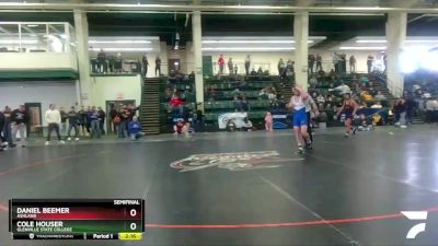 184 lbs Semifinal - Cole Houser, Glenville State College vs Daniel Beemer, Ashland