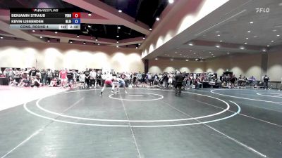 132 lbs Cons. Round 4 - Benjamin Straub, Pennsylvania vs Kevin Lissenden, New Jersey