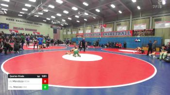 122 lbs Quarterfinal - Isaak Mendoza, Redwood vs Leo Macias, Kingsburg