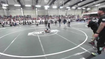 58 lbs Rr Rnd 2 - Heavenly Chavez, Top Rank vs Bella Zoerb, Warrior Wrestling Academy