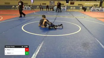52 lbs Quarterfinal - Ayo Bear, Mojo Grappling vs Luke West, Piedmont