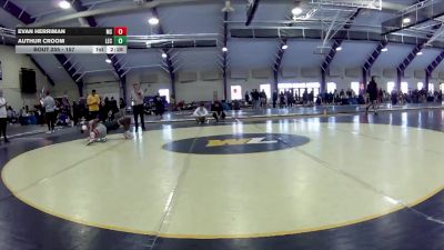 157 lbs Cons. Round 2 - Authur Croom, Lake Erie College vs Evan Herriman, Michigan State