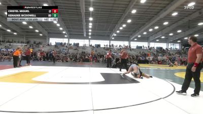 120 lbs Semifinal - Cristel Miguel, CT vs Kenadee Mcdowell, MO