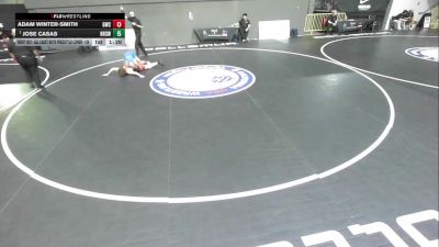 All Cadet Boys Freestyle Lower - 126 lbs Cons. Round 2 - Adam Winter-Smith, Granite Wrestling Club vs Jose Casas, Highland High School Wrestling (Bakersfield)