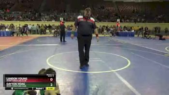 40 lbs 5th Place Match - Landon Young, Derby Wrestling Club vs Dayton Hoag, Derby Wrestling Club