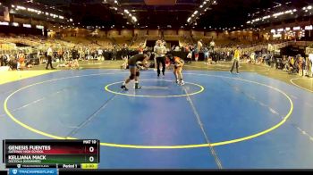 130 lbs Quarterfinal - Genesis Fuentes, Gateway High School vs Kelliana Mack, Osceola (Kissimmee)