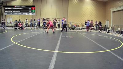 123 lbs Consi Of 32 #2 - Savannah Belmonte, Vista Wrestling vs Marissa Agerton, Elite Force WC