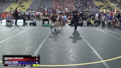 117 lbs Semis & 3rd Wb (16 Team) - Brianna Gonzalez, Iowa vs Norah Swaim, McKendree University