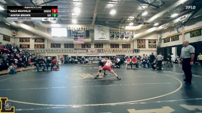 120 lbs Semifinal - Austin Brown, Hannibal vs Dale Maxville, Kirkwood