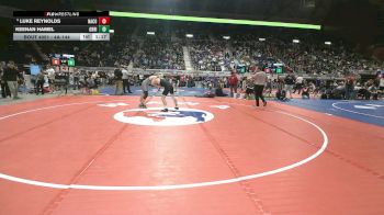 4A-144 lbs Champ. Round 1 - Luke Reynolds, Natrona County vs Keenan Hamel, Green River