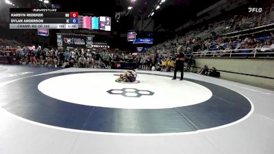 120 lbs Champ. Rd Of 128 - Karsyn Redeker, MO vs Dylan Anderson, AZ