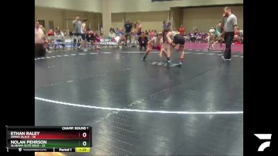 100 lbs Champ Round 1 (16 Team) - Ethan Raley, SVRWC Black vs Nolan Pehrson, Alabama Elite Gold