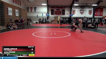 220 lbs Cons. Round 1 - Evan Franke, Muscatine vs Daniel Sokolik, Fort Madison
