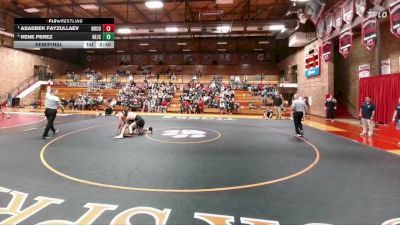 184 lbs Semifinal - Asadbek Fayzullaev, Northwest College vs Rene Perez, Northeastern Junior College