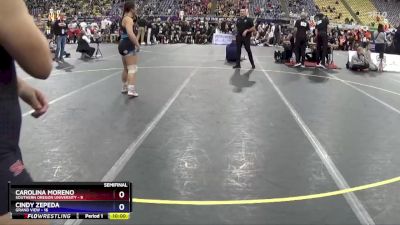 145 lbs Semis & 3rd Wb (16 Team) - Sariah Zepeda, Southern Oregon University vs Krista Warren, Grand View