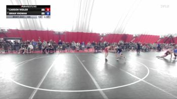 120 lbs Cons. Round 4 - Carson Weiler, Askren Wrestling Academy vs Briar Vroman, Askren Wrestling Academy