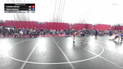 120 lbs Cons. Round 4 - Carson Weiler, Askren Wrestling Academy vs Briar Vroman, Askren Wrestling Academy