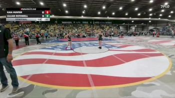 115 lbs Semifinal - Kaia Hunter, Bennett County vs Lillian Rothwell, Stillwater Gladiators