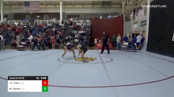 Consolation - Raul Villa, Bishop Lynch High School vs Michael Rader, St. Paul's School
