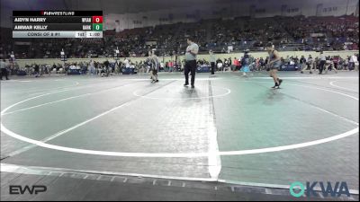 105 lbs Consi Of 8 #1 - Aidyn Harry, Wyandotte Youth Wrestling vs Ammar Kelly, Darko Valley Wolf Pack