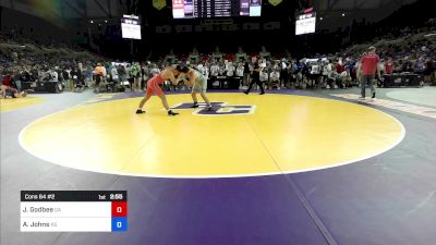 190 lbs Cons 64 #2 - Jack Godbee, GA vs Augustus Johns, KS