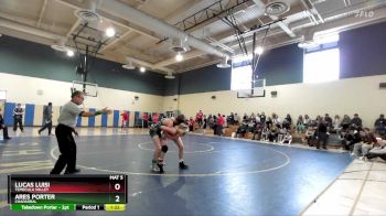 126 lbs Semifinal - Ares Porter, Chaparral vs Lucas Luisi, Temecula Valley