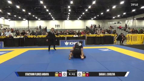 Sarah J. Choleva vs Stacyann Flores Andaya 2025 World IBJJF Jiu-Jitsu No-Gi Championship