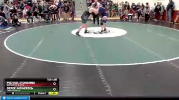 220 lbs Cons. Round 3 - Michael Stoneking, Burns/Pine Bluffs vs Derek Ingwerson, Lander Valley