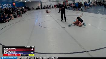 103 lbs Cons. Semi - Sofia Kawano, Eureka vs Myah Rausch, Iowa Central Community College