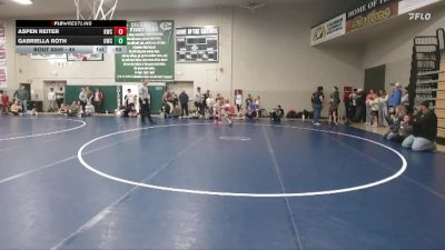 44 lbs Round 3 - Aspen Reiter, Knights Wrestling Club vs Gabriella Roth, Outlaw Wrestling Club