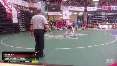 150 lbs Semifinal - Easton Schletzbaum, Effingham-Atchison Co Community vs Deryk Yott, Hoisington